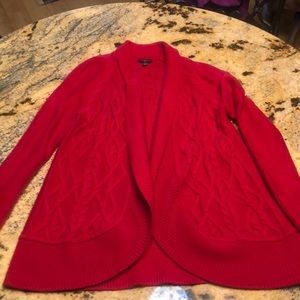 Gorgeous red Talbots size small petite Sweater